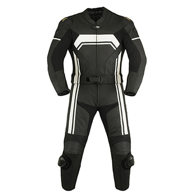 Biker Leather Suit Glamorous Racing Wear