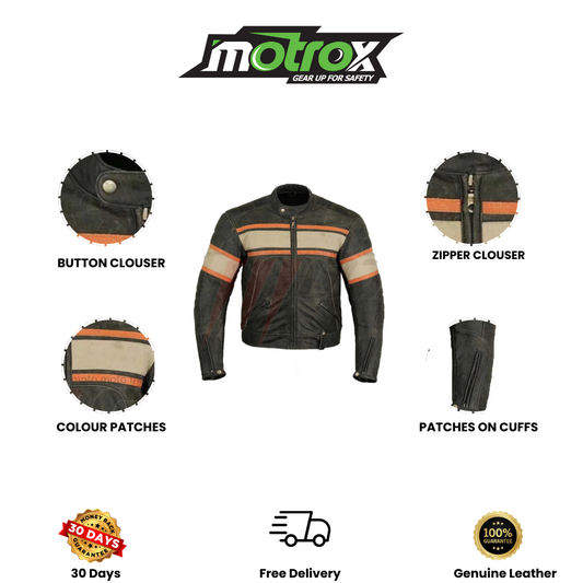 Motorbike Leather Jacket Optimistic Biker 100 Century