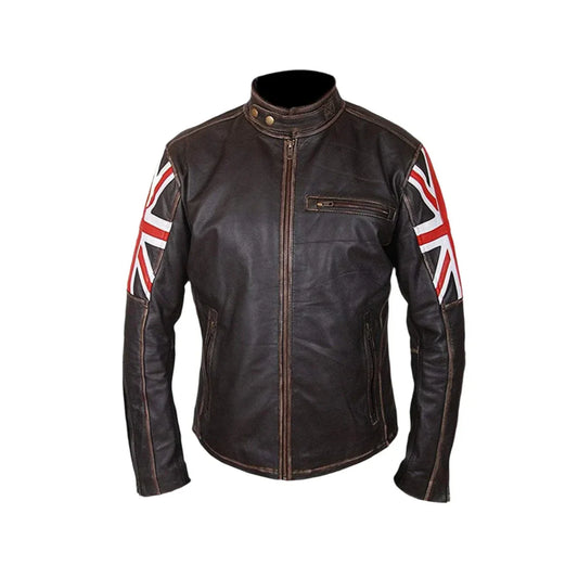 Fashion Leather Jacket Inspiring Men Britain Style
