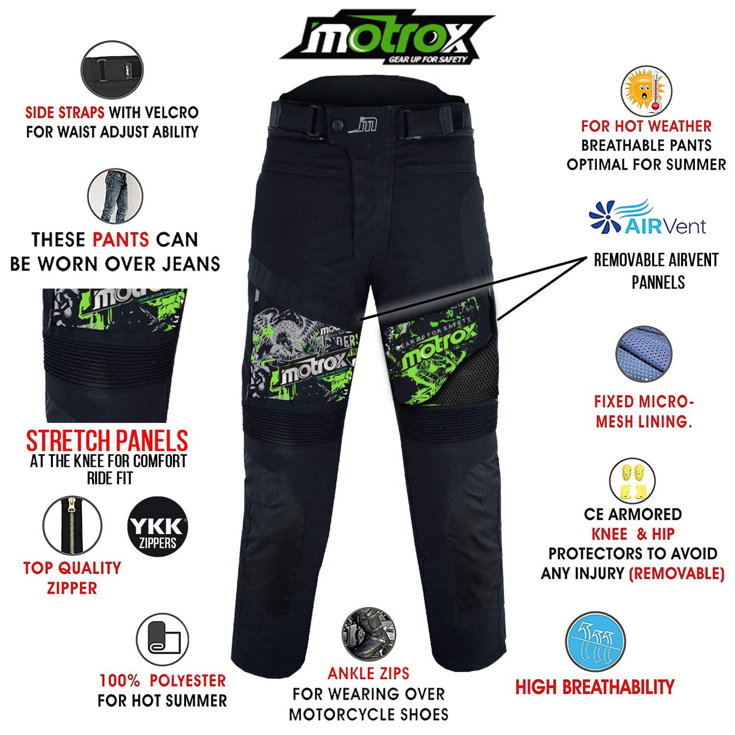mens textile motorcycle pants