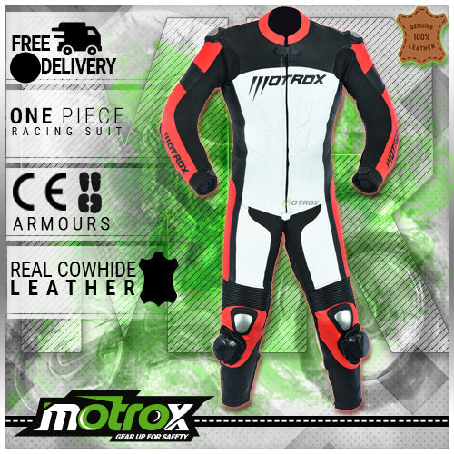 Kids & Teens Motorbike Leather Suit Prestige Race Gear (MX77)