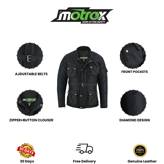 Mens Motorbike Waterproof Cordura jacket