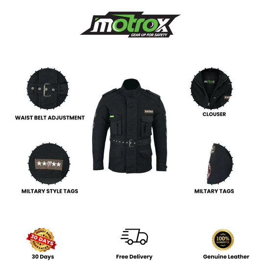 Military Style Denim Jacket for Men Limited Edition