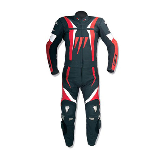 Men Motorbike Leather Brilliant Suit Race Wear