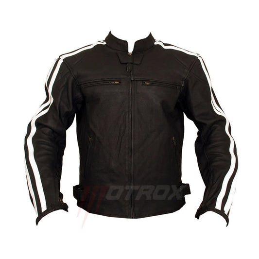 Motorbike Leather Jacket Authentic Style