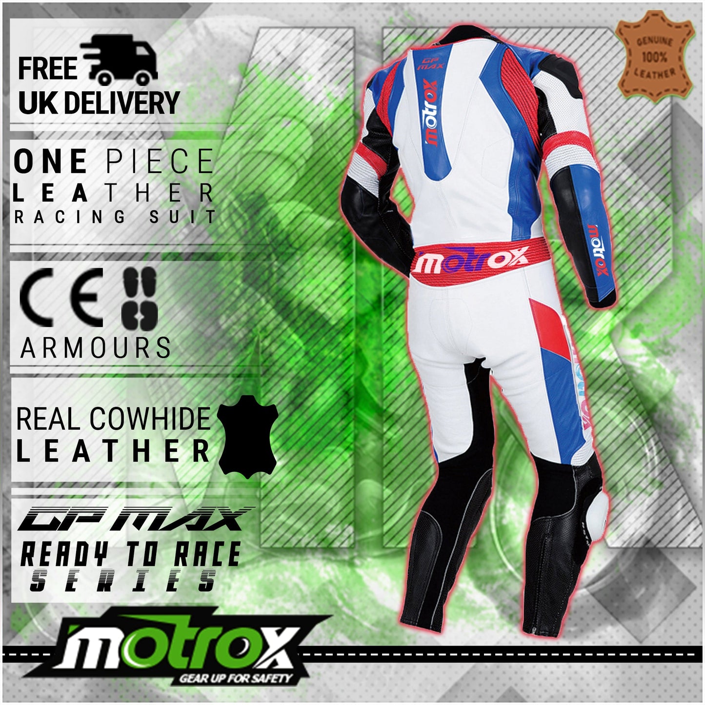 Backside of MotoGP Racing Suit Superior GP Max S