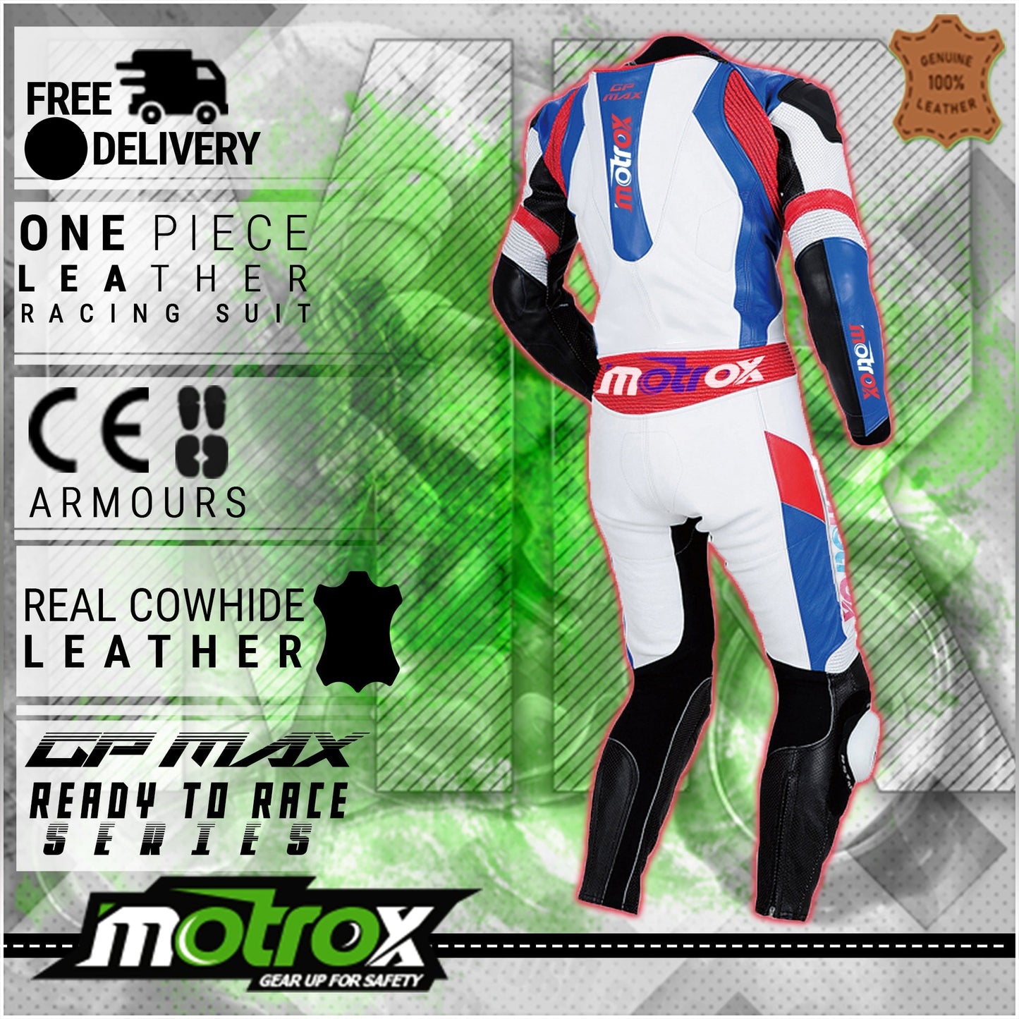 Backside of MotoGP Racing Suit Superior GP Max S