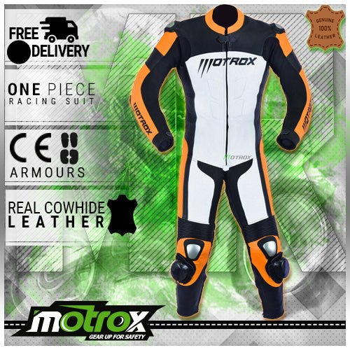 Kids & Teens Motorbike Leather Suit Prestige Race Gear (MX77)