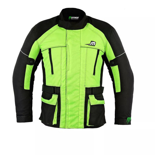 Hiviz Men Motorbike Textile Jacket Crushing Biker Wear