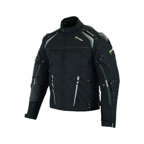 Men Textile Motorbike Black Jacket Thrilling Pro-GTX