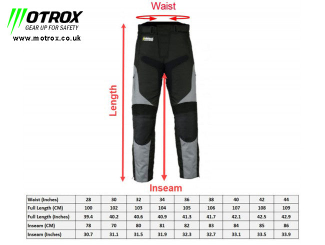 Mens Textile Motorbike Pants Superior Race Wear