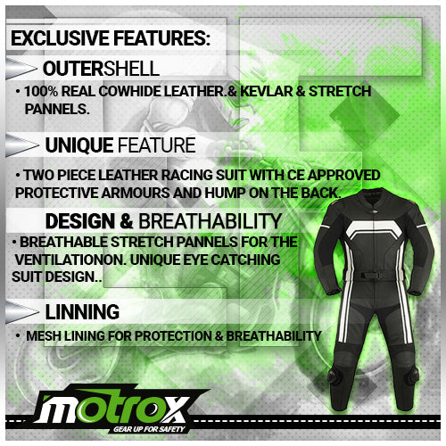 Leather Biker Suit Mens
