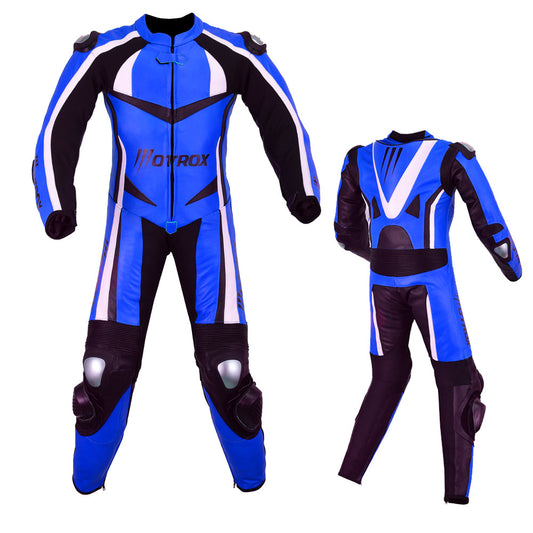 Leather riding suit Unisex Glamorous one piece leathers in Multicolours