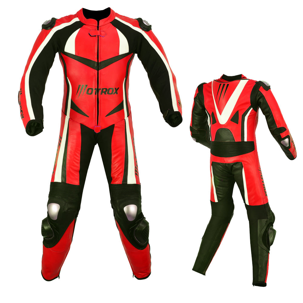 Leather riding suit Unisex Glamorous one piece leathers in Multicolours