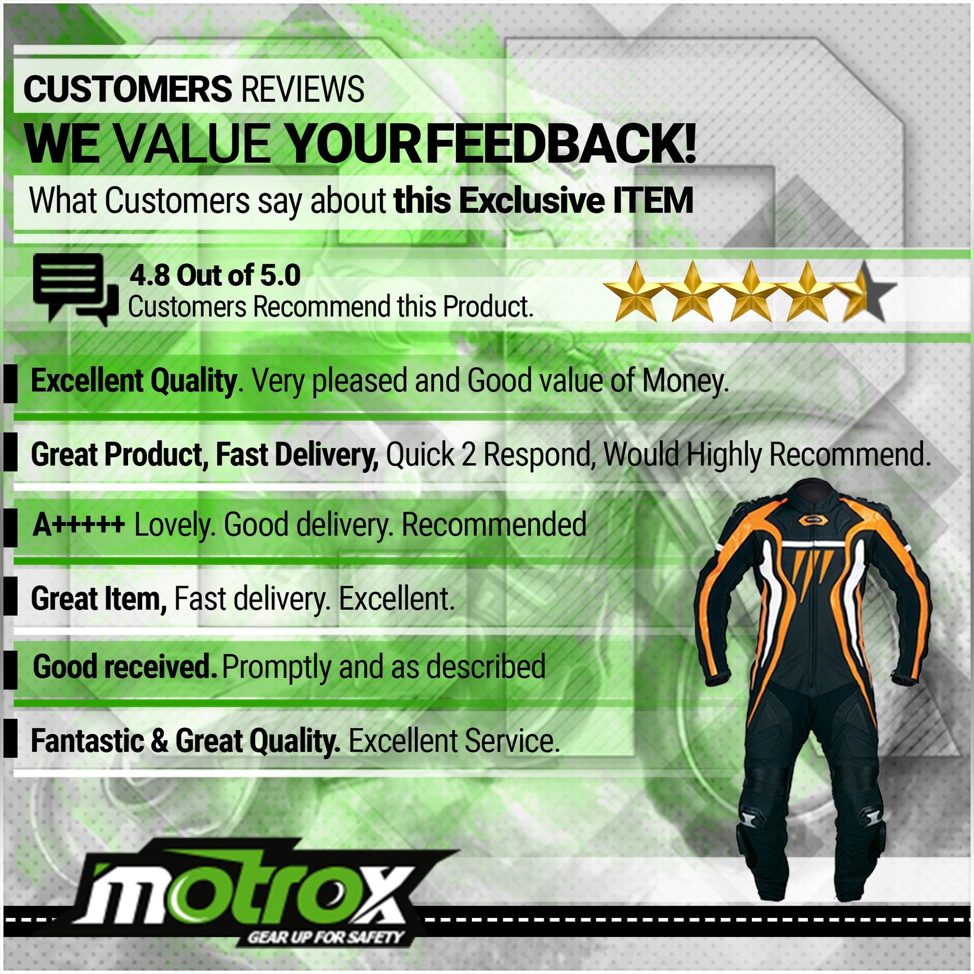 Motorbike Leather Suit