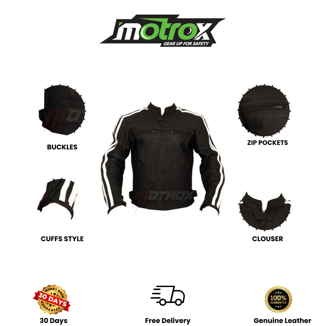 Motorbike Leather Jacket Authentic Style