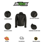 Men Motorbike Armour Leather Jacket Stunning Biker Wear