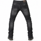 Men's Kevlar Motorcycle Jeans – Stockman, Black, back view