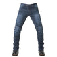 Men's Kevlar Motorbike Jeans with CE Armor - Protective Riding Pants