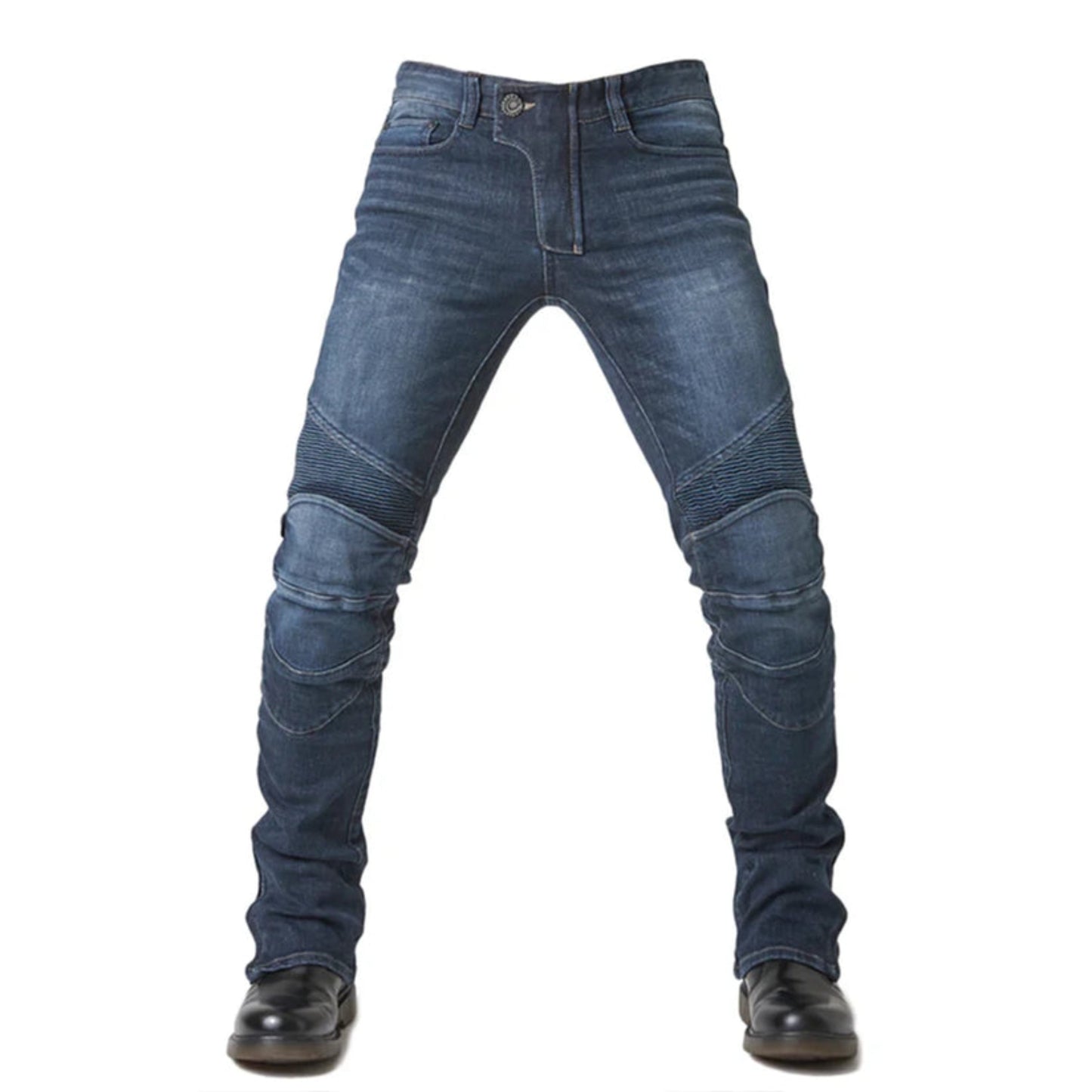 Men's Kevlar Motorbike Jeans with CE Armor - Protective Riding Pants