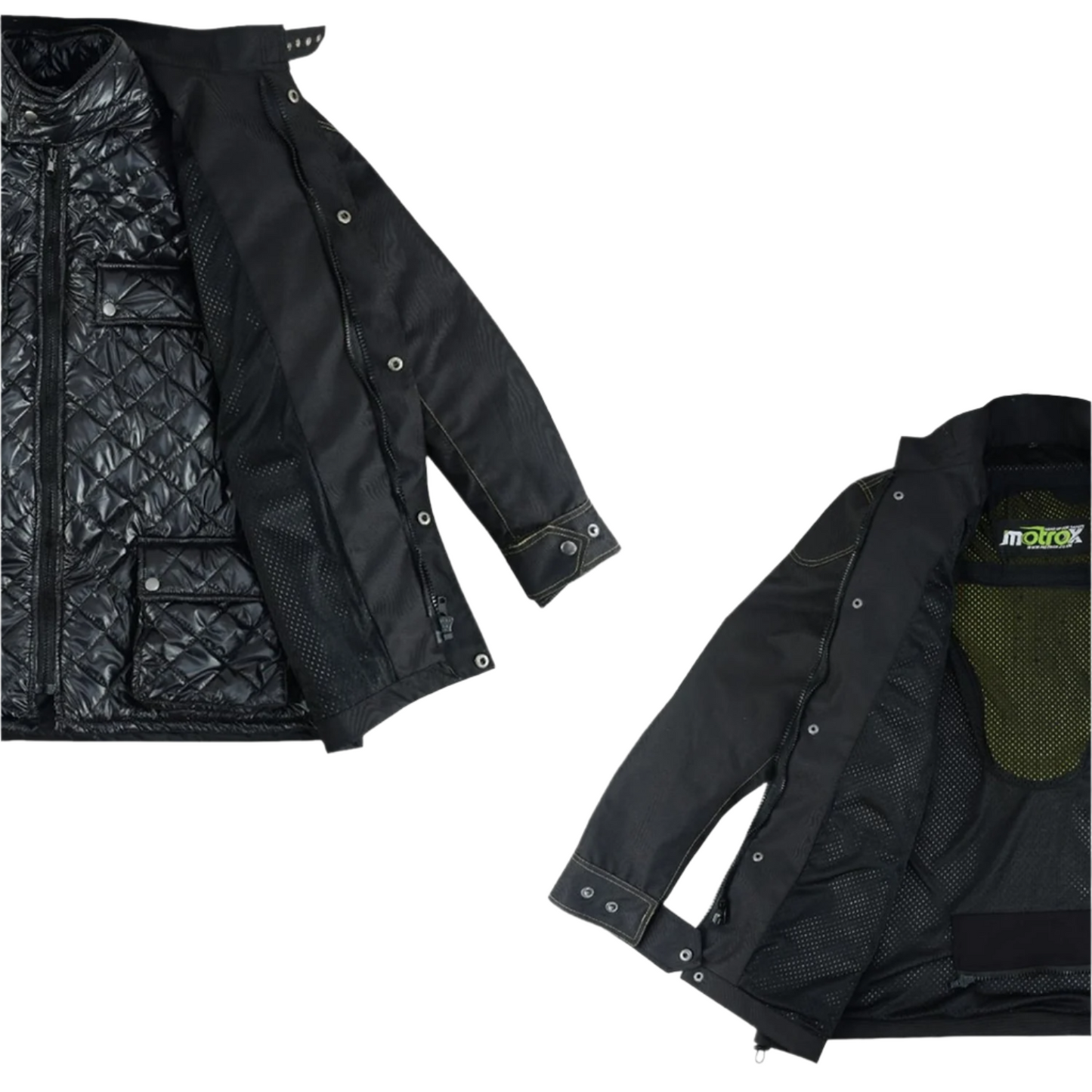 Textile Motorbike Jacket Thrilling for Race & Winter
