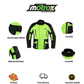Hiviz Men Motorbike Textile Jacket Crushing Biker Wear