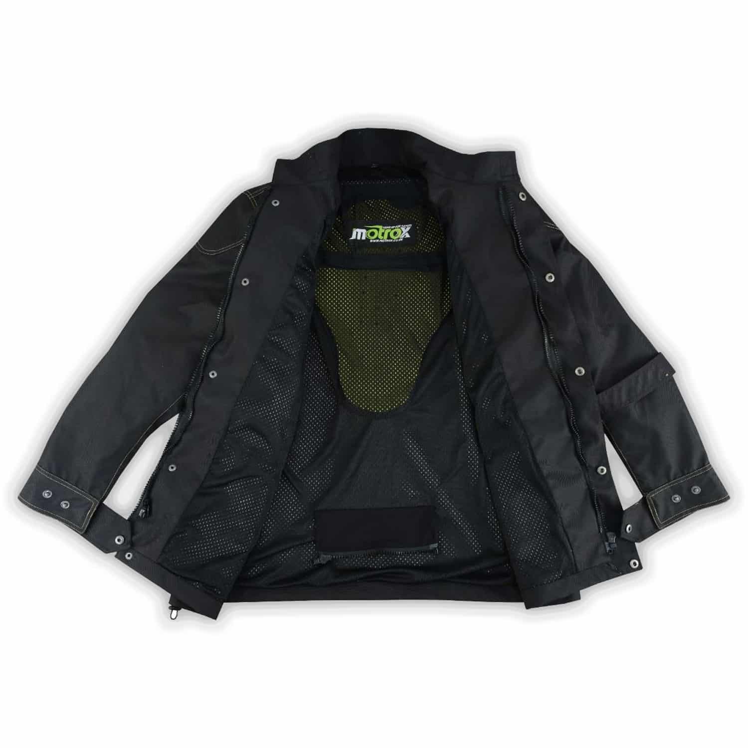 Textile Motorbike Jacket Adequate for Race & Winter
