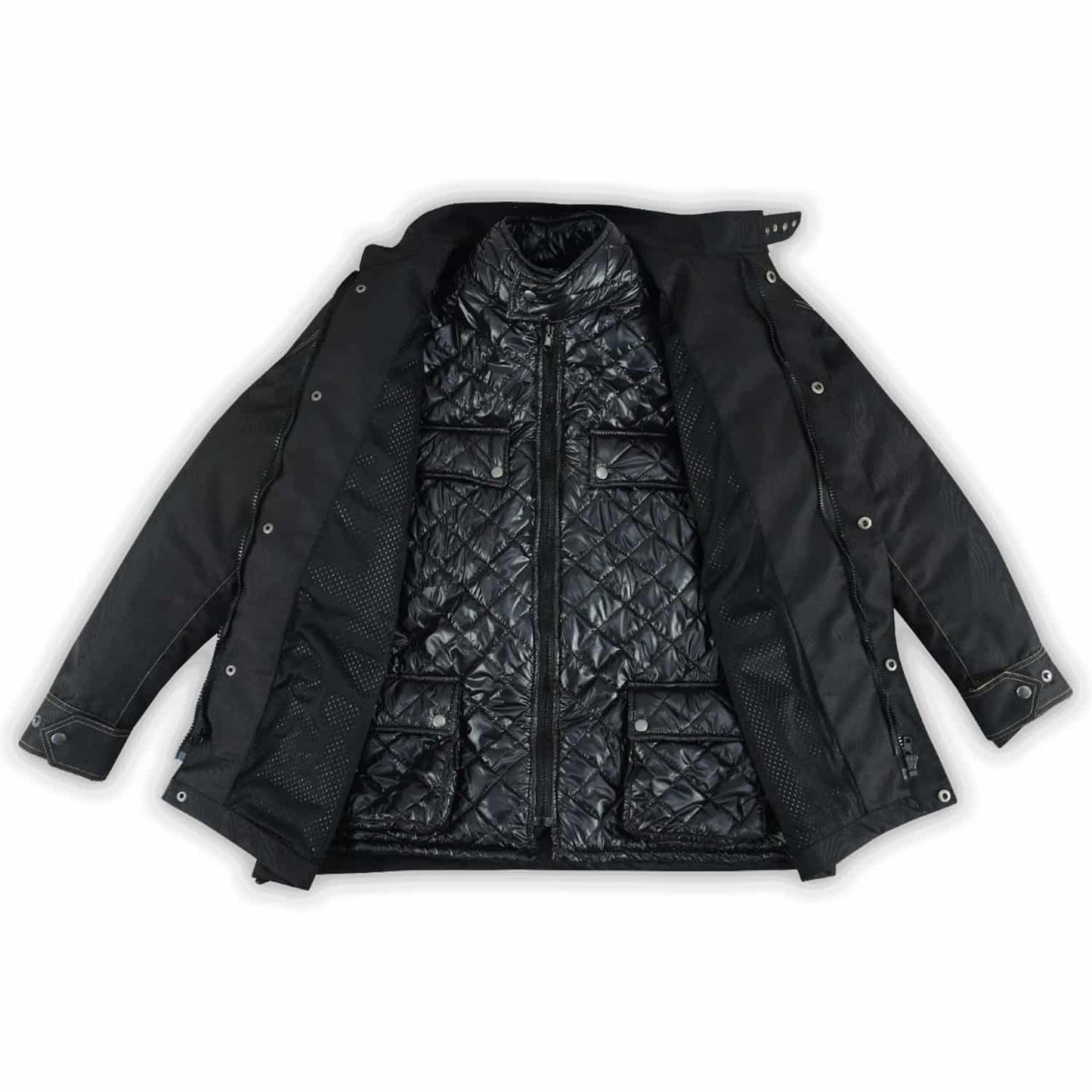 Textile Motorbike Jacket Adequate for Race & Winter