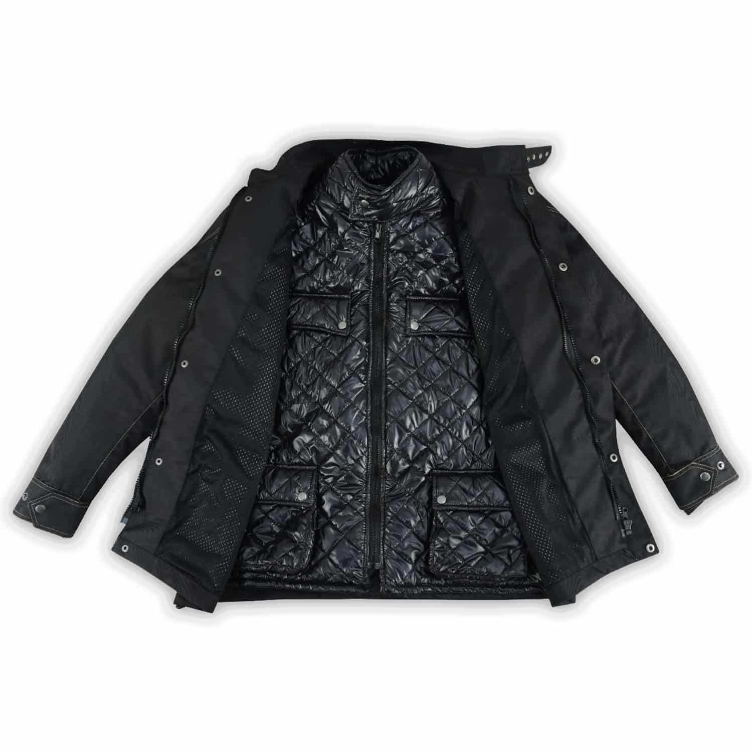 Textile Motorbike Jacket Adequate for Race & Winter