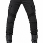 Men's Kevlar Motorcycle Jeans – Stockman, Jet Black, front view