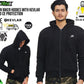  Motorcycle armoured Kevlar hoodie for men in black colour 