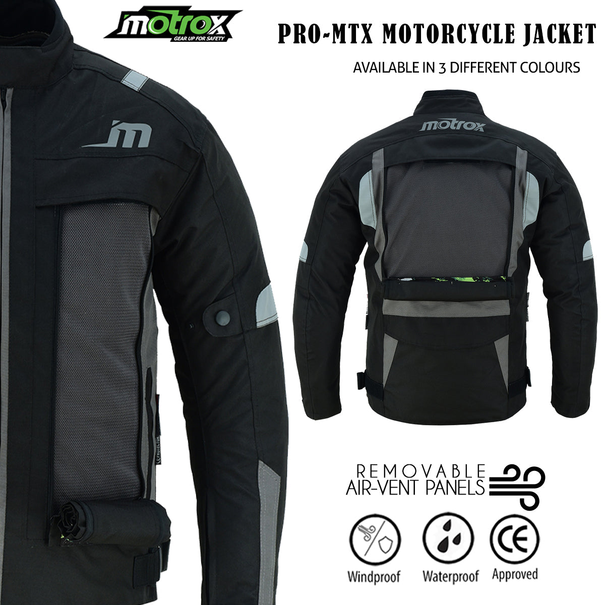 mens textile motorcycle jacket