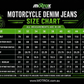 Men’s Kevlar Motorbike Jeans MK4 – Jet Black | Motrox Australia