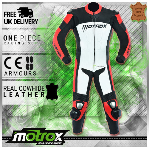 Kids & Teens Motorbike Leather Suit Prestige Race Gear (MX77)