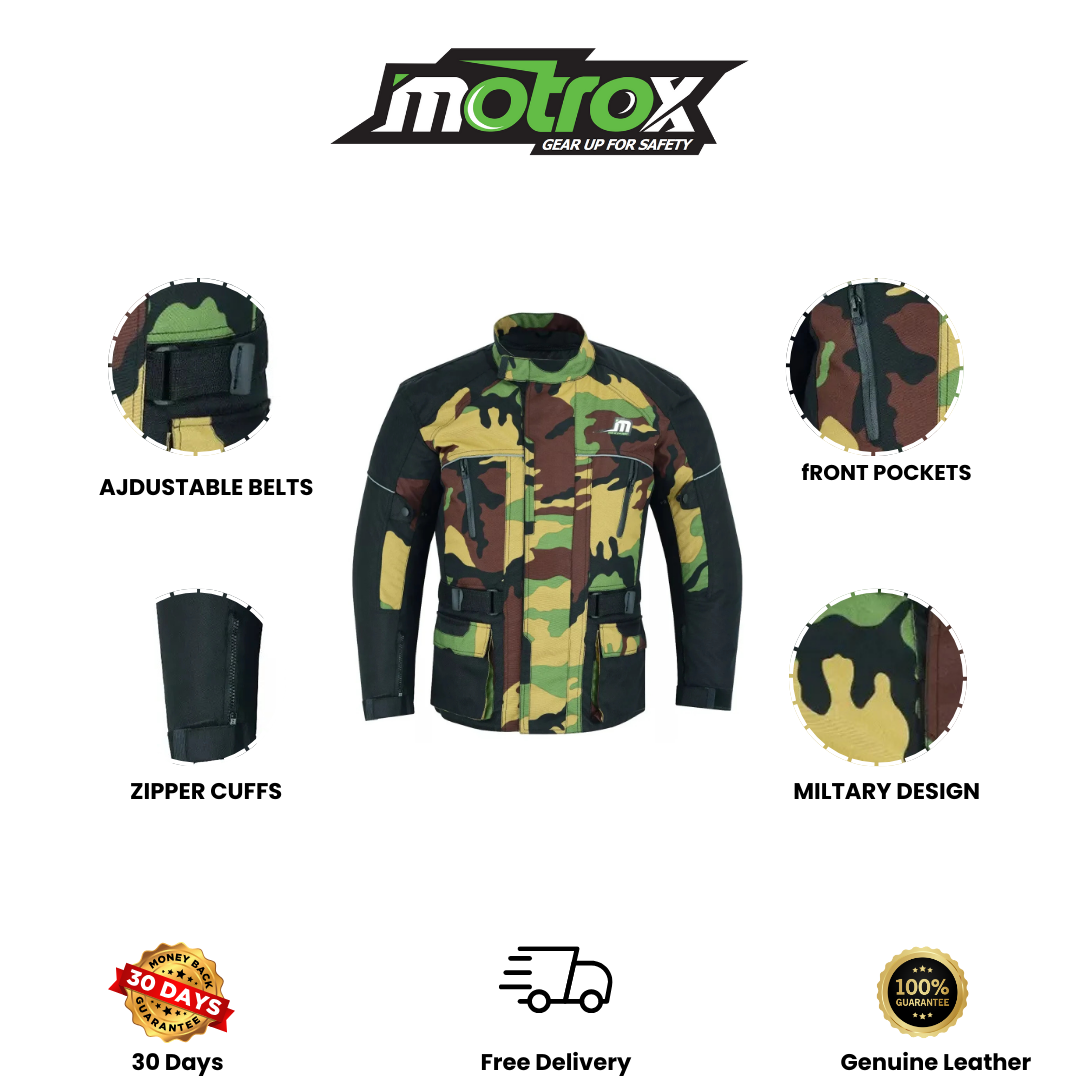 Men Touring Jacket Waterproof Camouflage Jacket