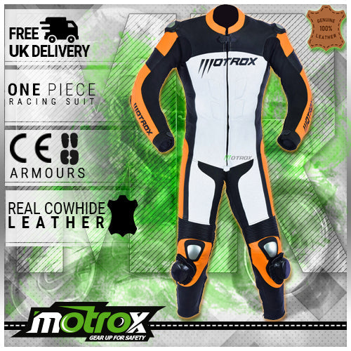 Kids & Teens Motorbike Leather Suit Prestige Race Gear (MX77)