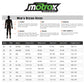 motrox men textile jacket size guide