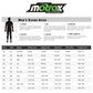 motrox men textile jacket size guide