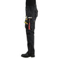 Men's Black Cargo Work Trousers Knee Pad Pockets | Motrox Australia