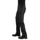Men's Black Cargo Work Trousers Knee Pad Pockets | Motrox Australia