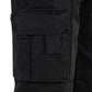 Men's Black Cargo Work Trousers Knee Pad Pockets | Motrox Australia