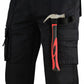 Men's Black Cargo Work Trousers Knee Pad Pockets | Motrox Australia