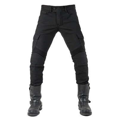 Men's Kevlar Motorcycle Jeans – Stockman Jet Black
