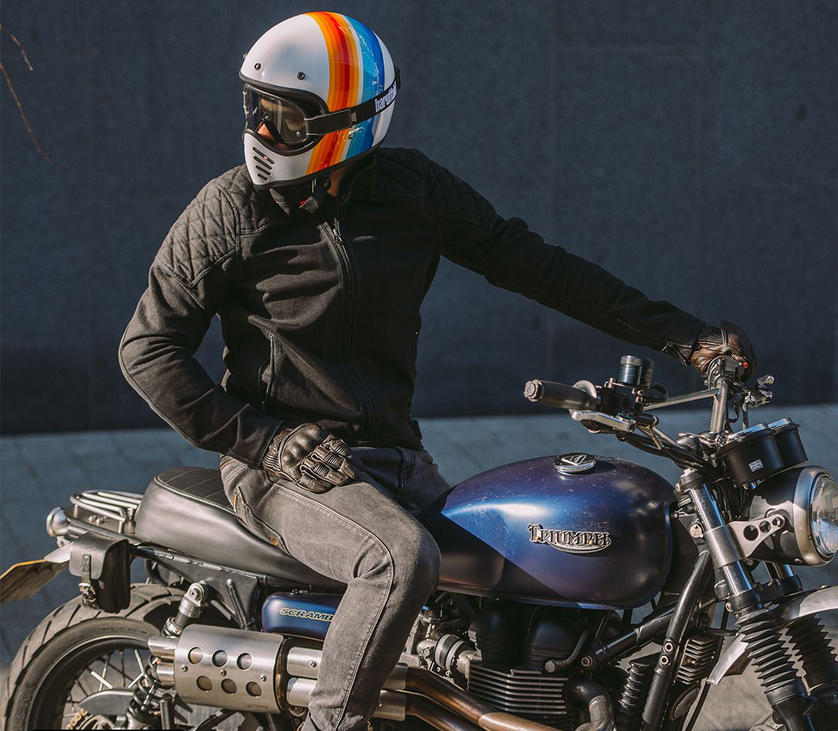 Men Textile Motorbike Jacket MTX Biker Jacket