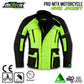 Hi-Vis Waterproof Motorcycle Jacket – Cordura Textile Riding Jacket with CE Armour