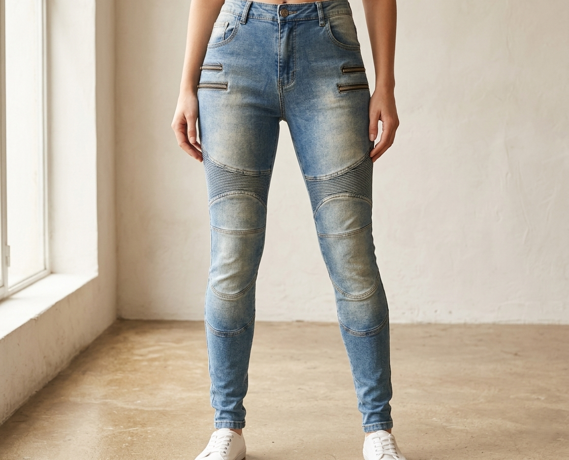 Women Motorbike Trouser Motorcycle Ladies Jeans Biker Pants Made With Kevlar