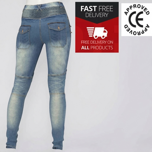 Women Motorbike Trouser Motorcycle Ladies Jeans Biker Pants Made With Kevlar